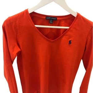 Woman’s Ralph Lauren Orange Top